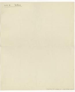 image of verso of drawing in object card