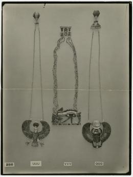 image of photographic print of three pectorals in object card