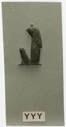 image of photographic print of Horus amulet in object card