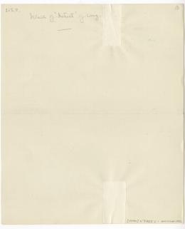 image of verso of drawing in object card