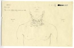 objects found on Tutankhamun's body: neck