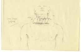 objects found on Tutankhamun's body: neck