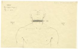 objects found on Tutankhamun's body: neck