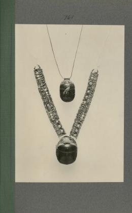 image of scarab pectorals from Burton's album