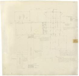 Howard Carter's hand drawn plan of the tomb of Tutankhamun