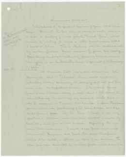 Handwritten notes on paper