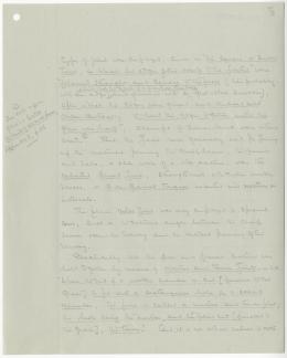 Handwritten notes on paper