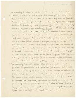 Handwritten notes on paper