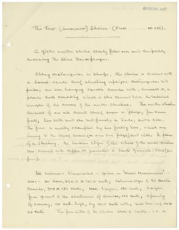 Handwritten notes on paper