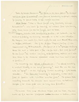 Handwritten notes on paper