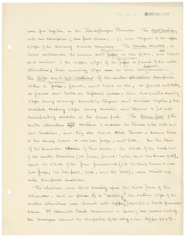 Handwritten notes on paper