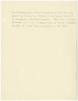 Handwritten notes on paper