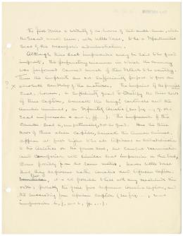 Handwritten notes on paper