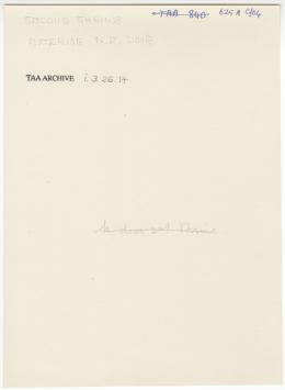 Handwritten notes on paper