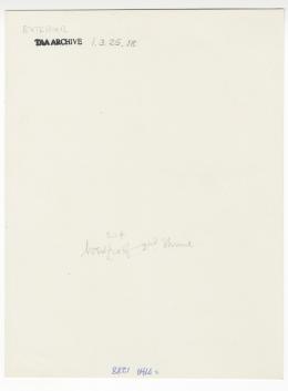 Handwritten notes on paper