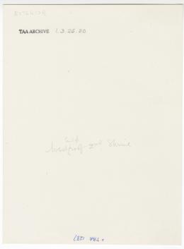 Handwritten notes on paper