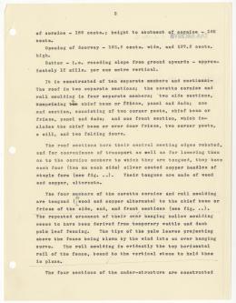 Typed notes on paper with annotations in pencil