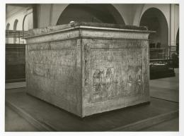 Black and white photograph of shrine