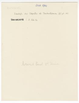 Handwritten notes on paper