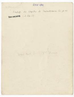 Handwritten notes on paper