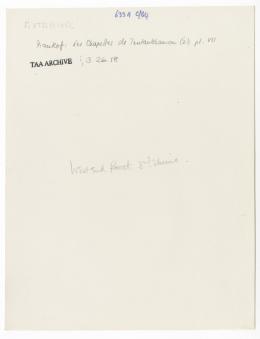 Handwritten notes on paper