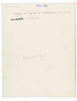 Handwritten notes on paper