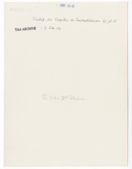 Handwritten notes on paper
