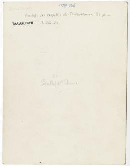 Handwritten notes on paper