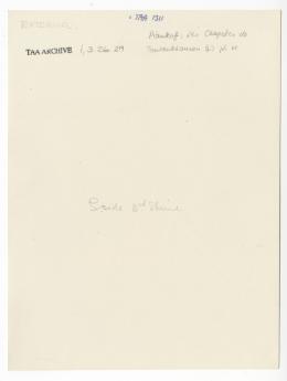 Handwritten notes on paper