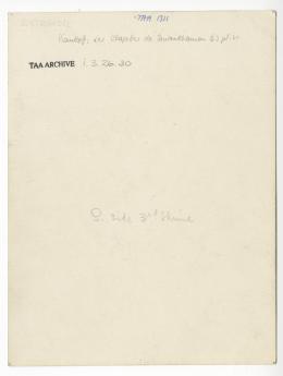 Handwritten notes on paper