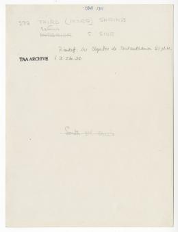 Handwritten notes on paper