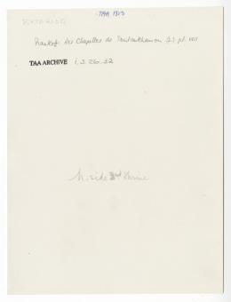 Handwritten notes on paper
