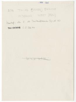 Handwritten notes on paper