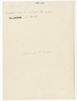 Handwritten notes on paper