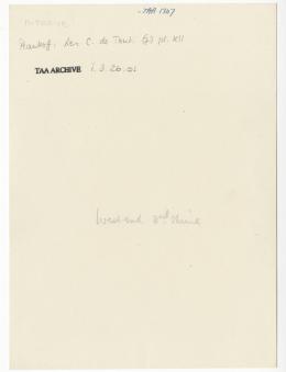 Handwritten notes on paper
