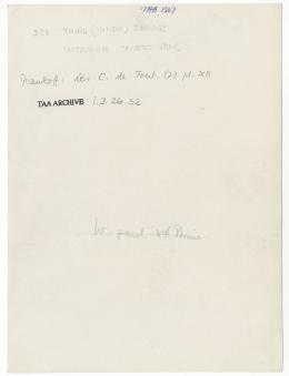 Handwritten notes on paper