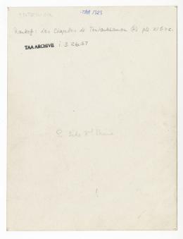 Handwritten notes on paper