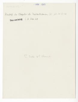 Handwritten notes on paper