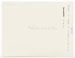 Handwritten notes on paper