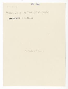 Handwritten notes on paper