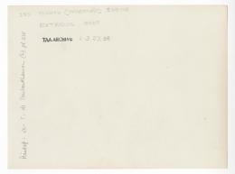 Handwritten notes on paper