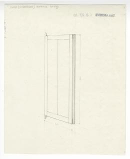 Drawing of shrine in pencil