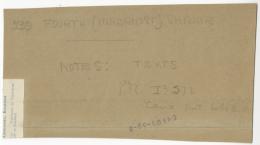 Handwritten notes on paper