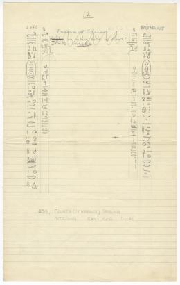 Handwritten notes on paper
