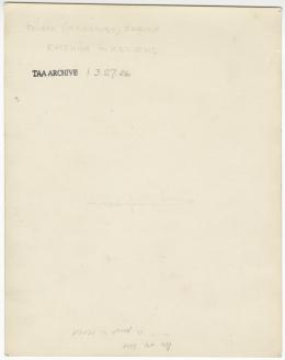 Handwritten notes on paper