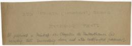 Handwritten notes on paper