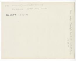 Handwritten notes on paper