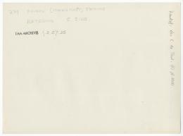 Handwritten notes on paper