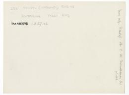 Handwritten notes on paper