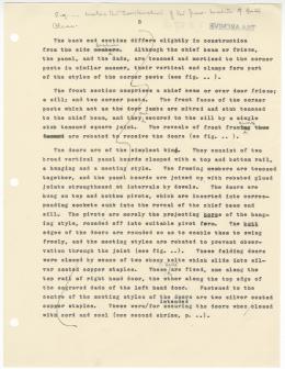 Typed notes with annotations in pencil